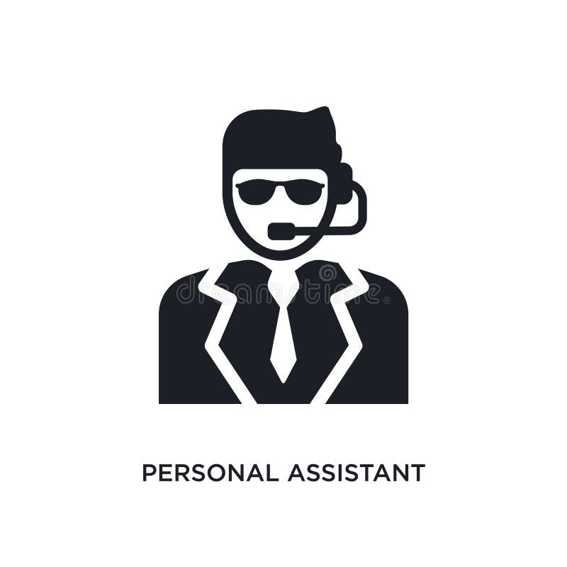 Download Personal Assistant Flat Icons Stock Vector - Illustration ...