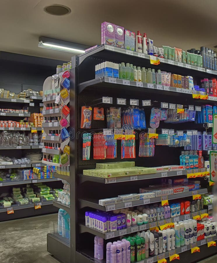 Personal Care Products in the Store Editorial Photography Image of