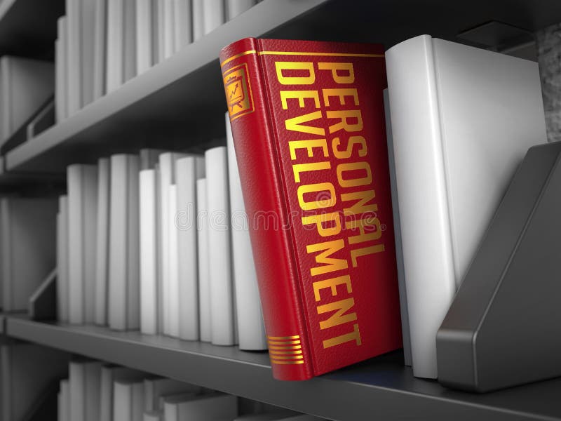 Personal Development - Title of Book. stock illustration
