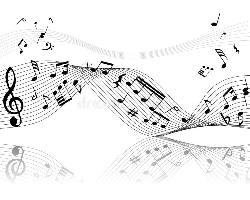 Personal musical ilustración del vector