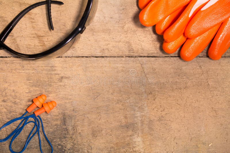 Personal Protection Equipment with Pliers Stock Image Image of