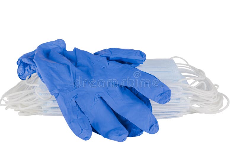 Personal Protective Equipment Gloves and Masks Stock Photo - Image of