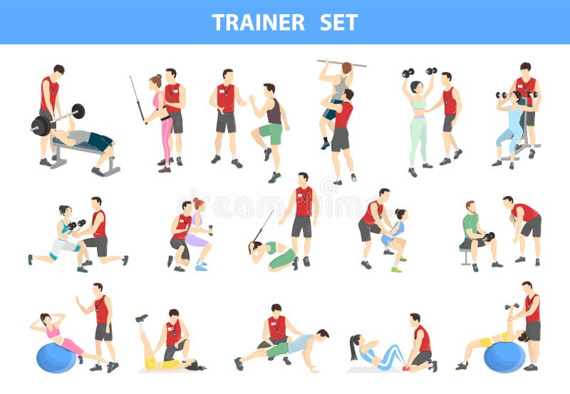 Sports Outline Clipart-gym trainer black white clipart
