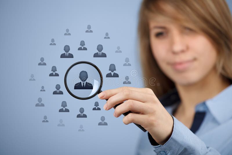 Personeel en CRM stock afbeeldingen Personeel en CRM stock afbeeldingen