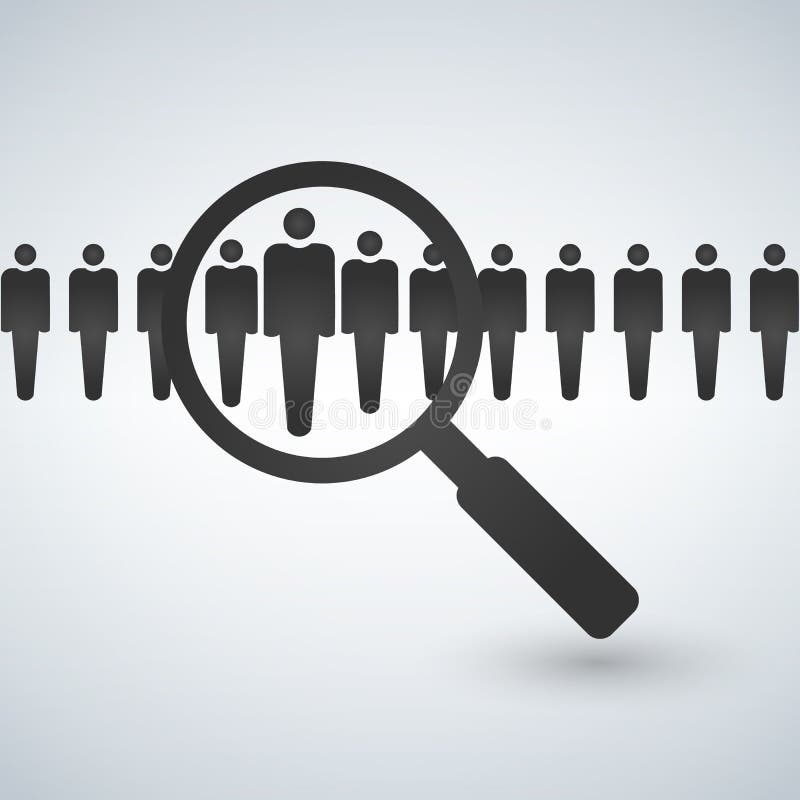 Personnes de recherche de loupe Emploi de choix de recherche d'emploi et de carrière Concept en ligne Illustration de vecteur illustration stock Personnes de recherche de loupe Emploi de choix de recherche d'emploi et de carrière Concept en ligne Illustration de vecteur illustration stock