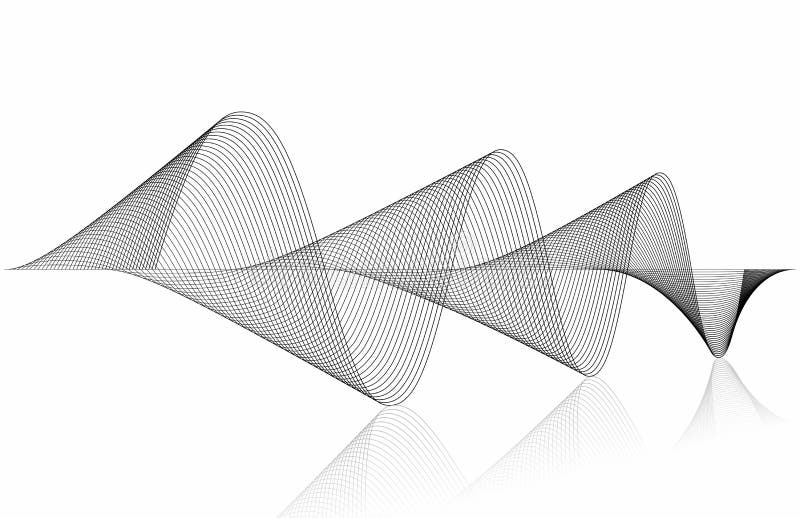 Geluidsgolven vector illustratie