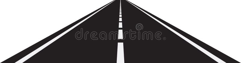 Perspective of curved road