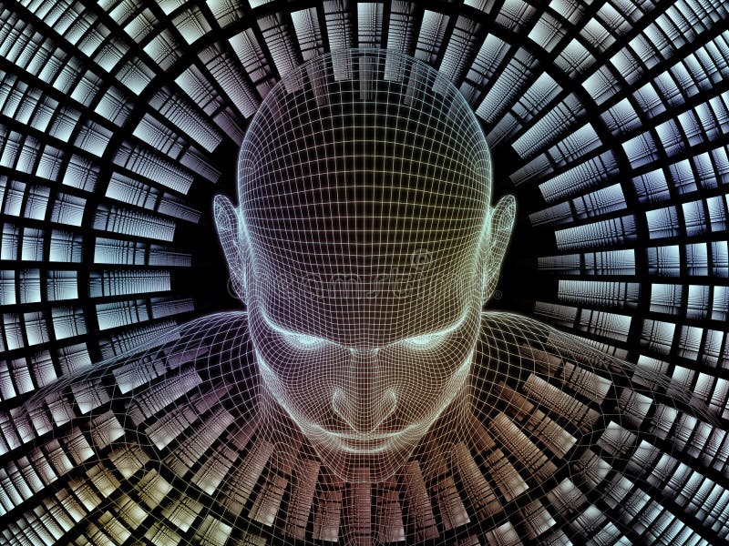 Perspectives of Digital Identity royalty free illustration