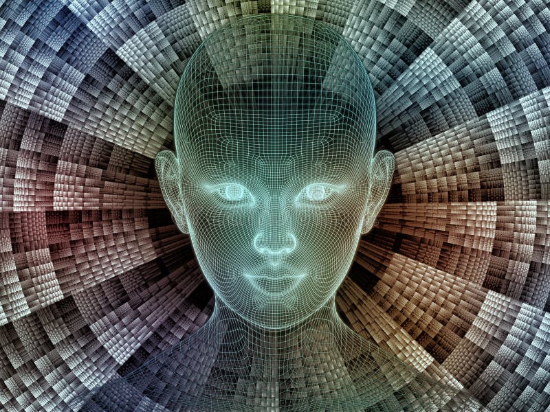 Perspectives of Digital Identity royalty free illustration