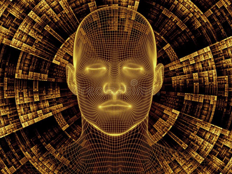 Perspectives of Digital Identity royalty free illustration
