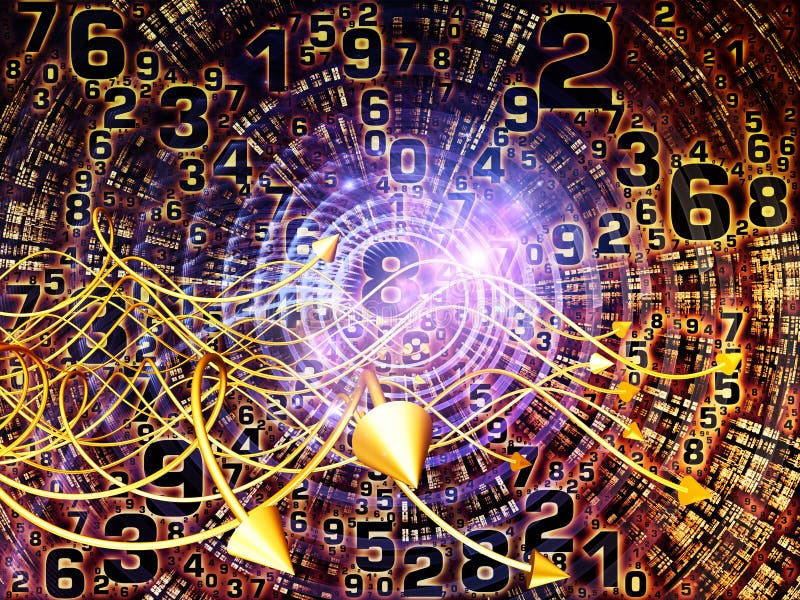 Perspectives of Digital World stock illustration