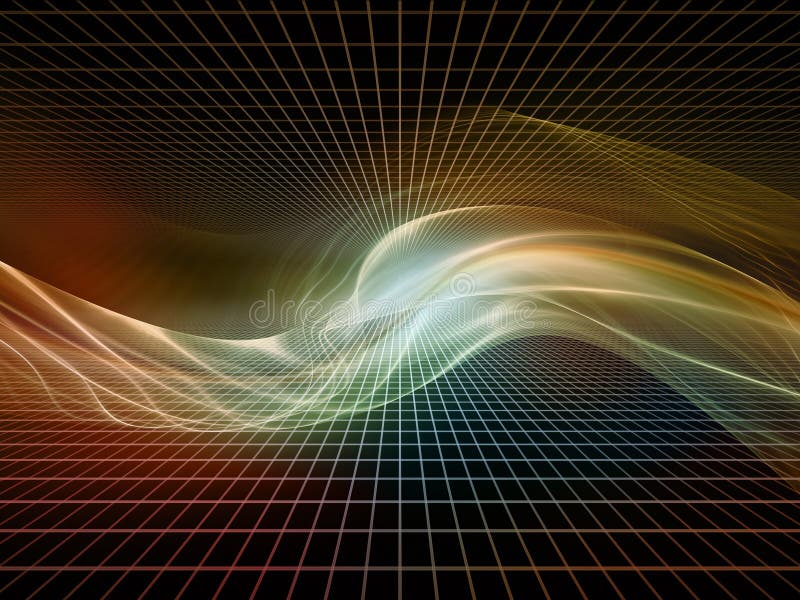 Perspectives of Fractal Realms royalty free illustration