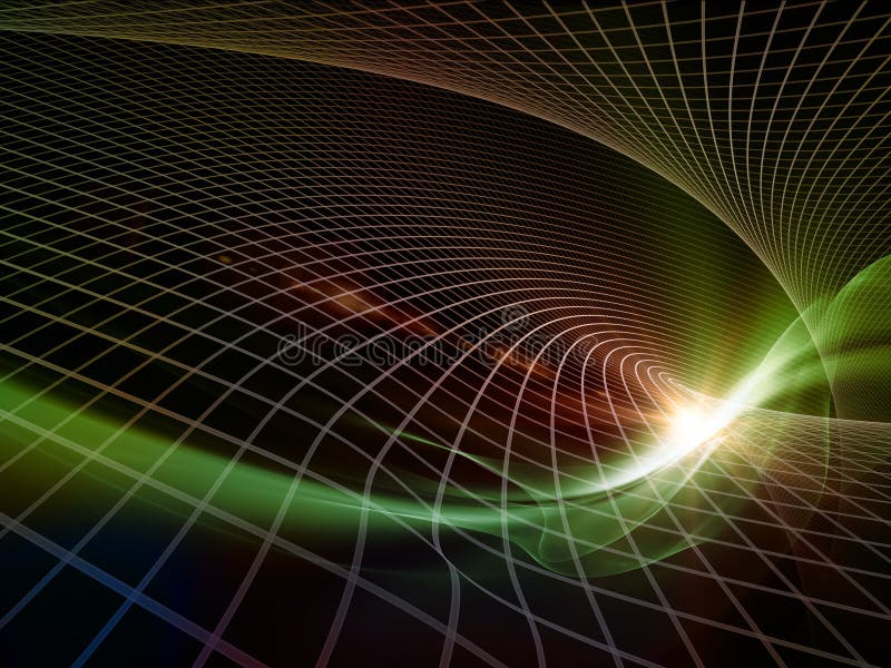 Perspectives of Fractal Realms vector illustration