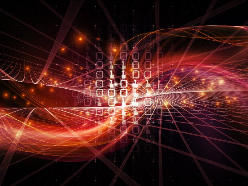 Perspectives of Fractal Realms vector illustration
