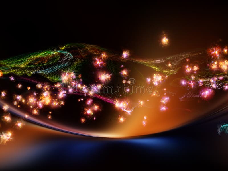 Perspectives of Virtual World vector illustration