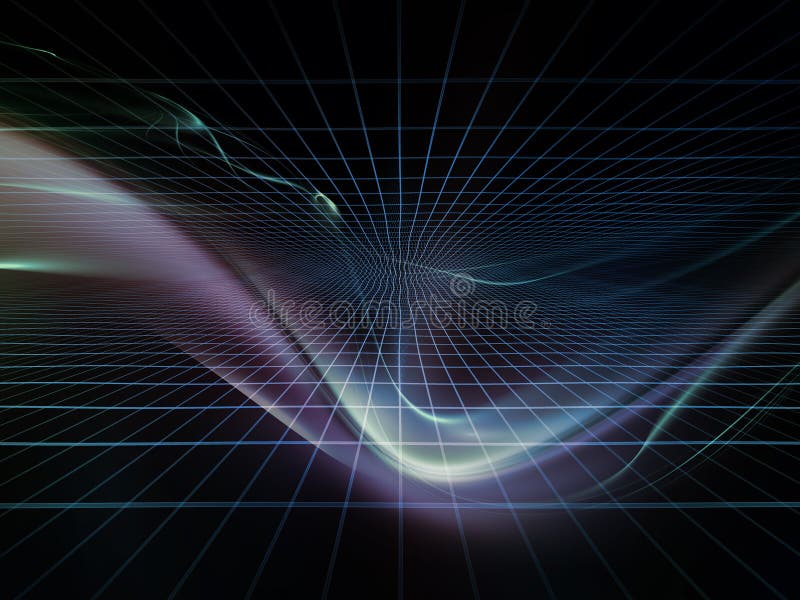 Perspectives of the Virtual World royalty free illustration