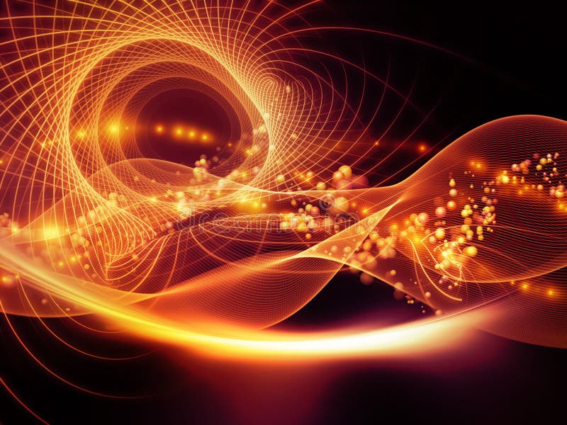 Perspectives of Virtual World stock illustration