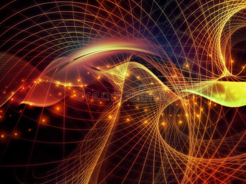 Perspectives of Virtual World stock illustration