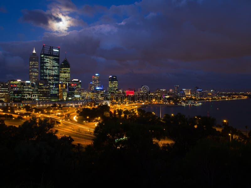 Perth City Skyline, Australia royalty free stock photos Perth City Skyline, Australia royalty free stock photos