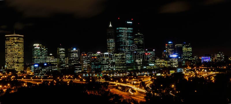 Perth västra Australien horisont royaltyfria bilder Perth västra Australien horisont royaltyfria bilder