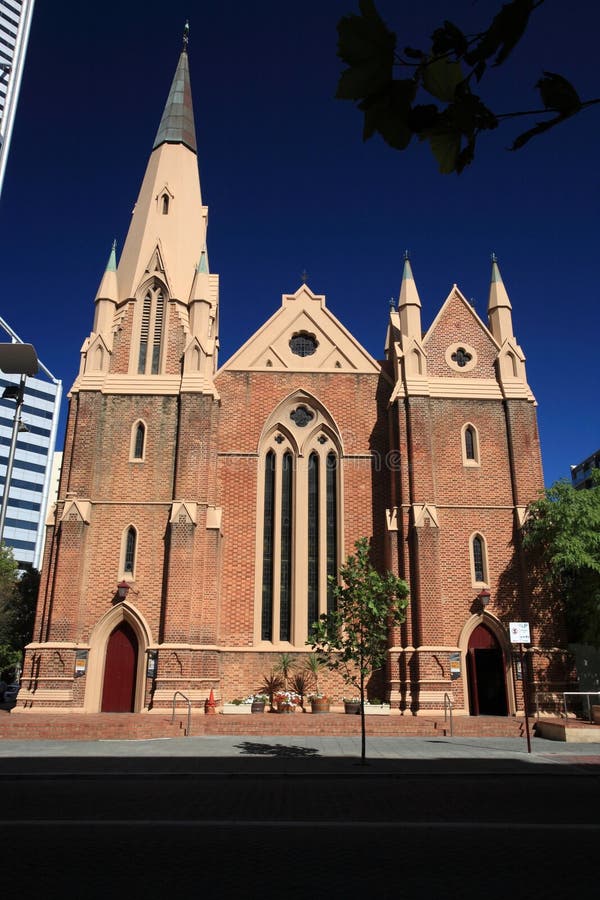 Australia City of Perth St. Andrew Church Stock Photo Image of