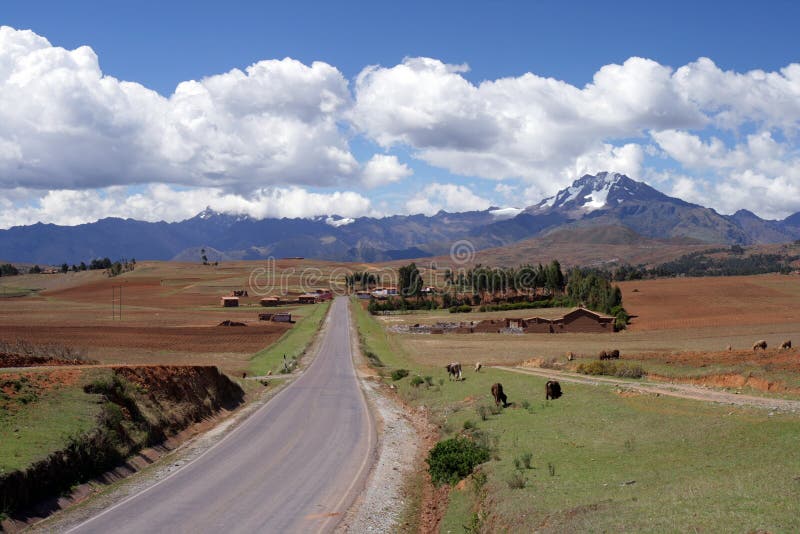 Peru-Landschaft stockfoto. Bild von landschaft, peru - 1656278
