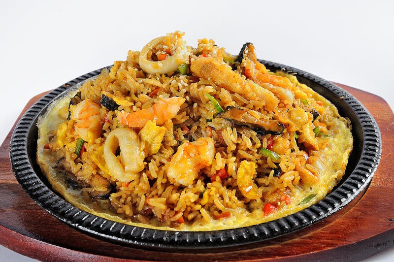 PERUVIAN FOOD: sea food and rice called arroz con mariscos royalty free stock photos PERUVIAN FOOD: sea food and rice called arroz con mariscos royalty free stock photos