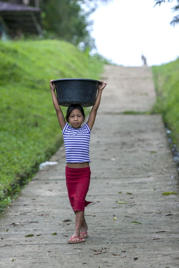 A Peruvian girl at Indiana in Peru. stock photography A Peruvian girl at Indiana in Peru. stock photography