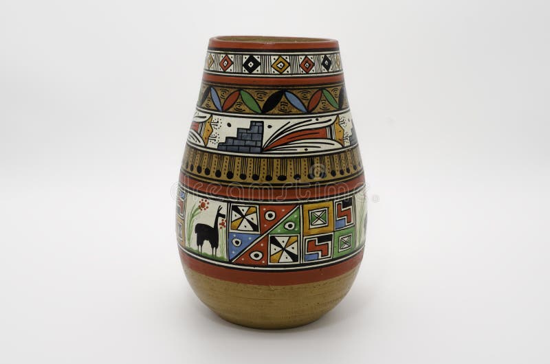 Peruvian Pottery stock image. Image of arqueology, peruvian 93037795