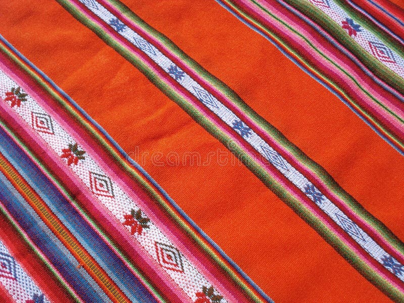 Peruvian textil stock photos