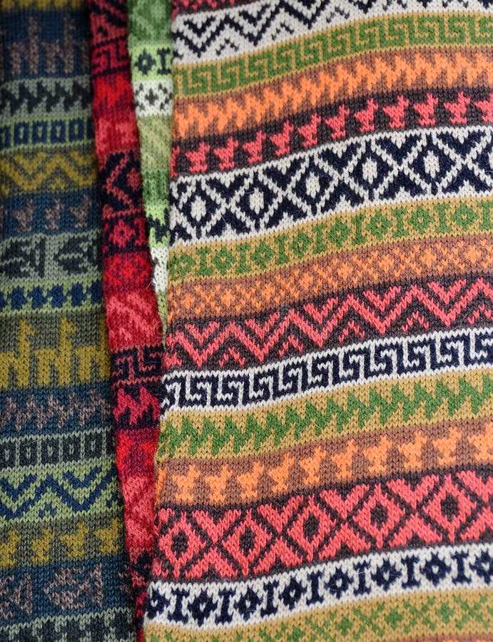 Peruvian Textile Detail stock image. Image of collection - 14459249