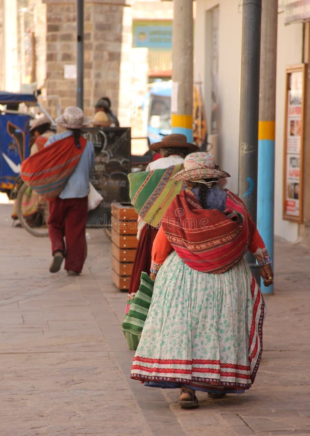 A Peruvian Woman in the Colca Canyon stock photo A Peruvian Woman in the Colca Canyon stock photo