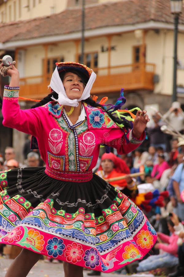 A Peruvian Woman at a festival royalty free stock photo A Peruvian Woman at a festival royalty free stock photo