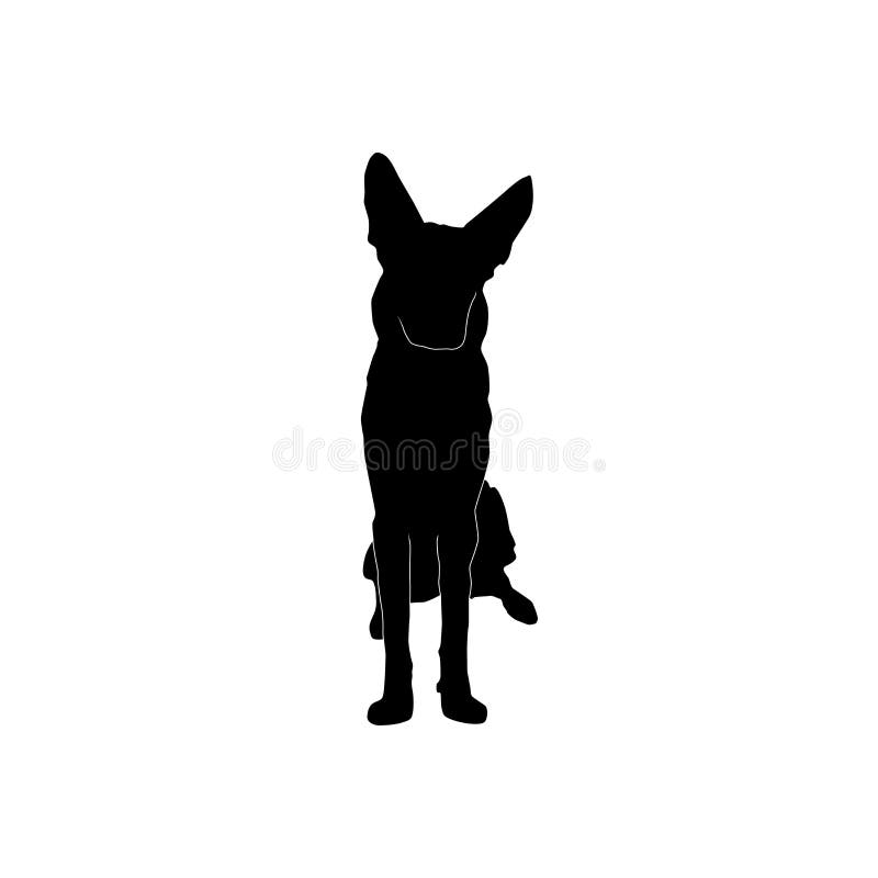 Download Big sitting dog stock vector. Illustration of isolated ...