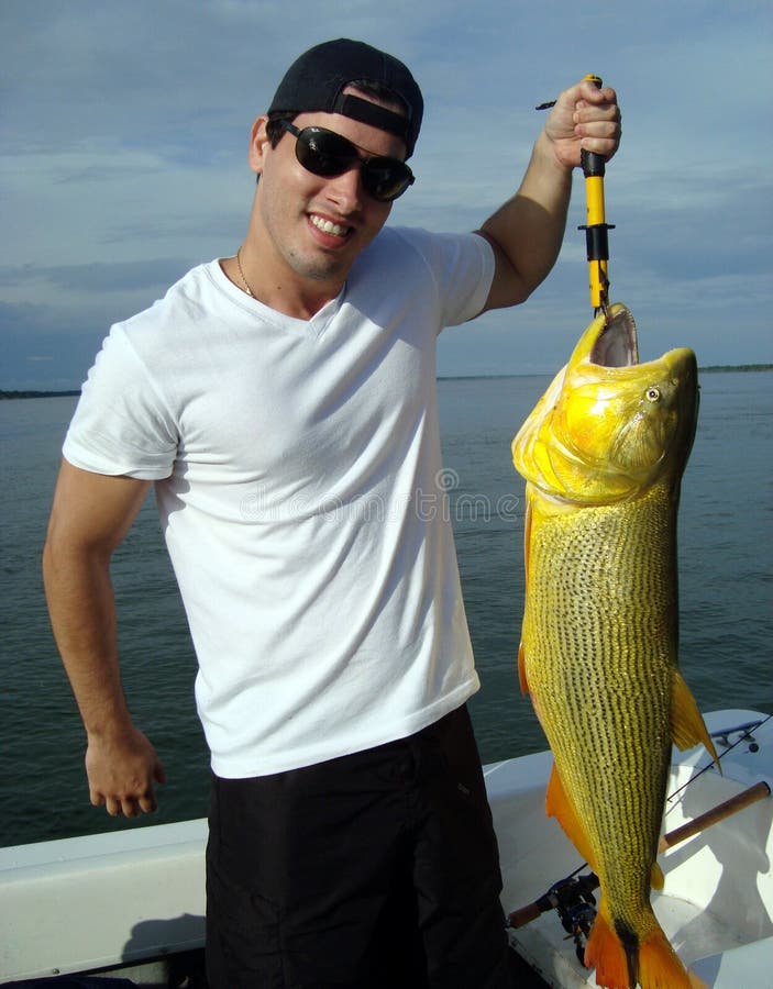 Pesca de de oro foto editorial. Imagen de - 28227501
