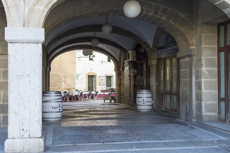 pescaderÃa vieja ulica w Jerez De La Frontera zdjęcia stock pescaderÃa vieja ulica w Jerez De La Frontera zdjęcia stock