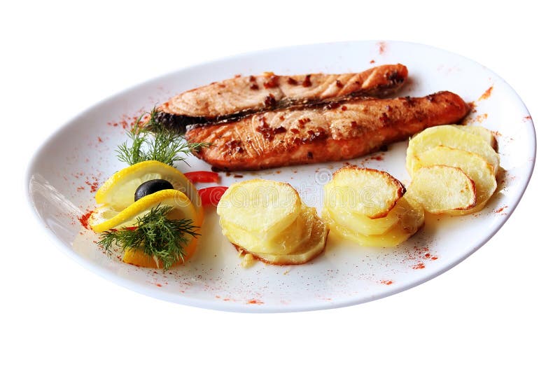 Pescado frito con patatas fritas imagen de archivo Pescado frito con patatas fritas imagen de archivo