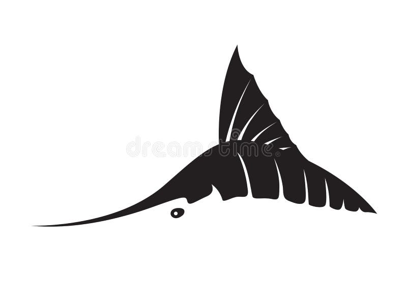 Pesce grafico dell'aguglia, vettore illustrazione di stock Pesce grafico dell'aguglia, vettore illustrazione di stock