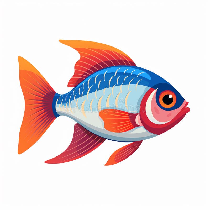Pesce pagliaccio che nuota con anemone. questa immagine viene generata con l'utilizzo di ai.
