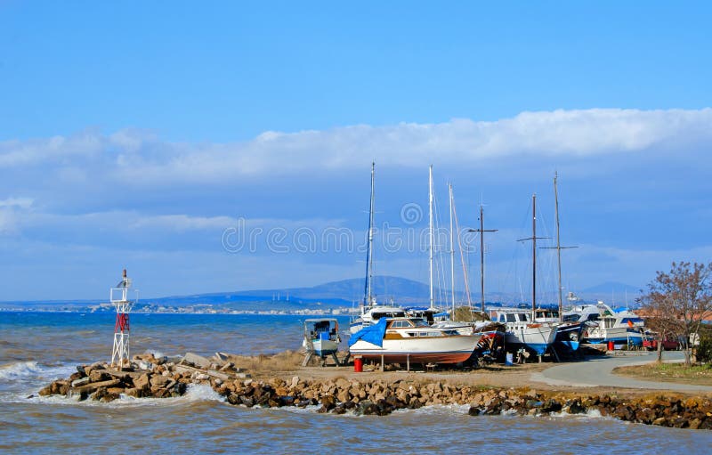 Peschereccio tradizionale in Grecia fotografia stock Peschereccio tradizionale in Grecia fotografia stock