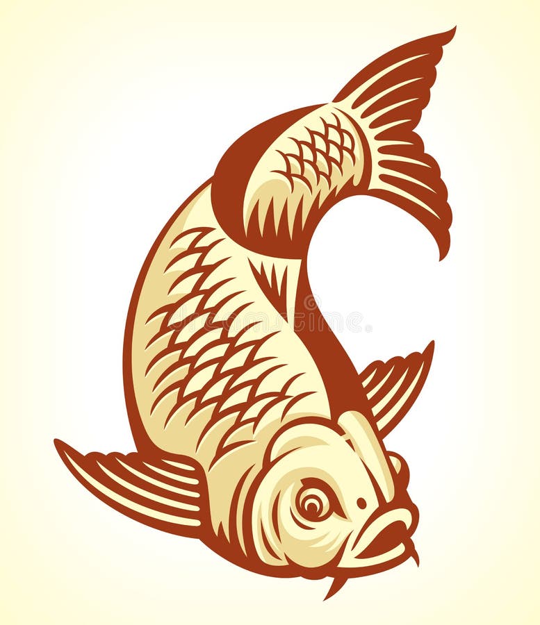 Pesci della carpa royalty illustrazione gratis Pesci della carpa royalty illustrazione gratis