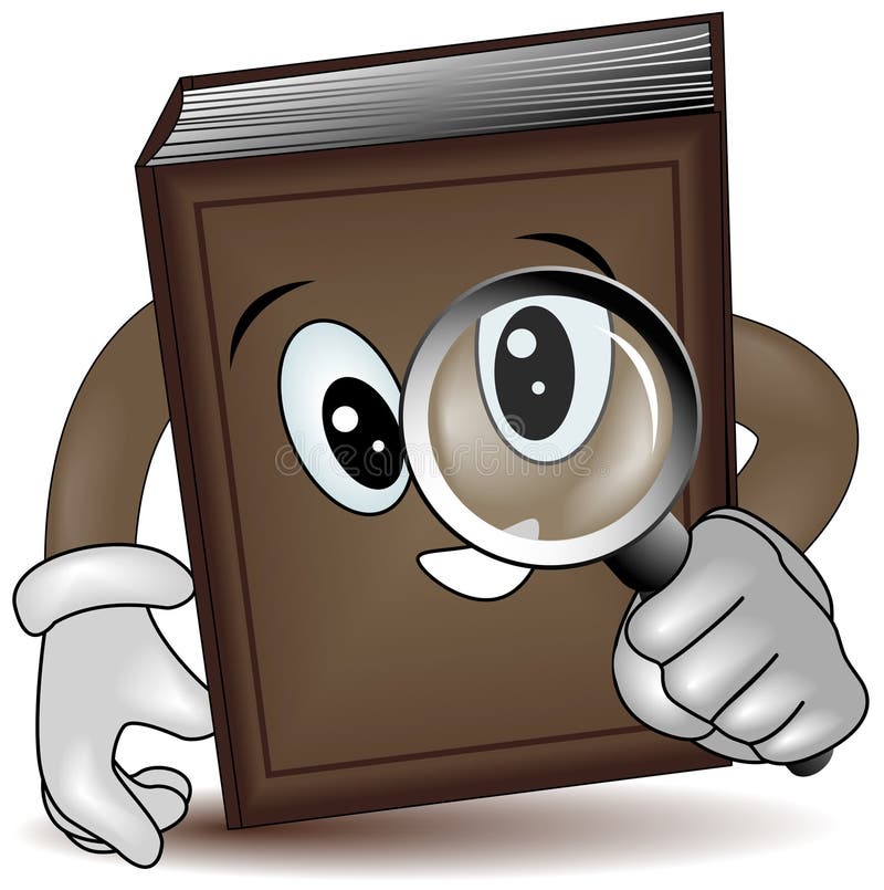 Pesquisa de Livros ilustração do vetor