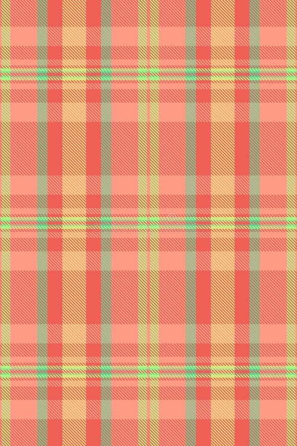 Pessegueiro de coral vibrante e padrão verde-cal. Perfeito para sites e embalagens de moda de design têxtil. Que alegria ilustração do vetor