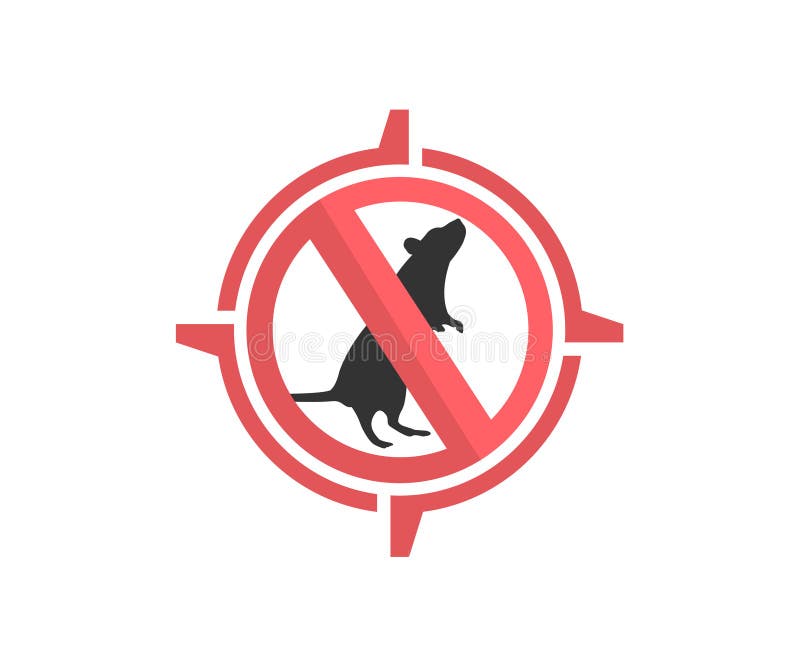 Pest Control, Insect, Get Rid of Rats and Insects Logo Design. Stop