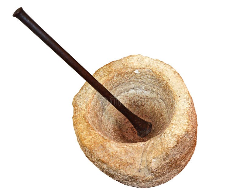 Pestle And Mortar. Isolated With PNG File Attached