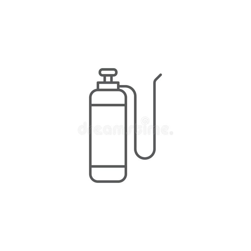 Pests Repellent Control Pump Bottle Vector Icon Symbol Isolated on ...
