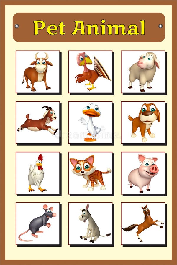 Pet animal chart stock illustration. Illustration of farming - 70014752 Pet animal chart stock illustration. Illustration of farming - 70014752