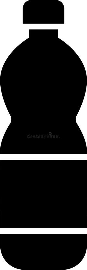 PET Bottle, Plastic Icon Vector. vector illustration