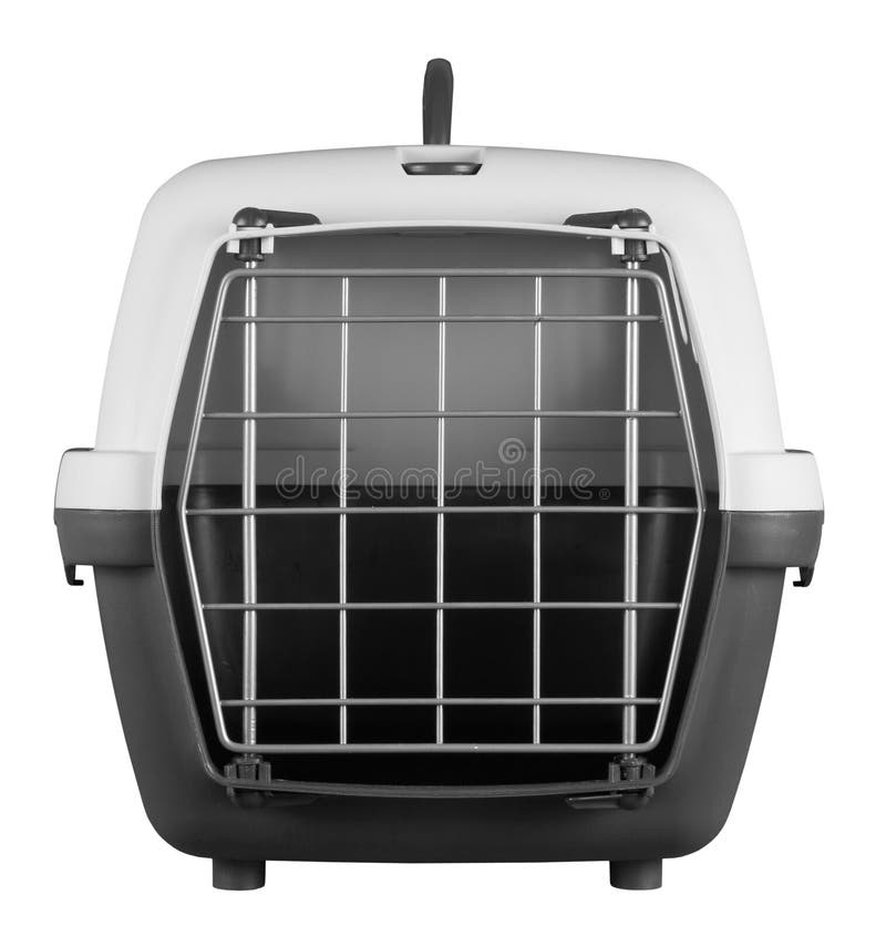 Pet carrier for traveling stock image. Image of carrier 18569055