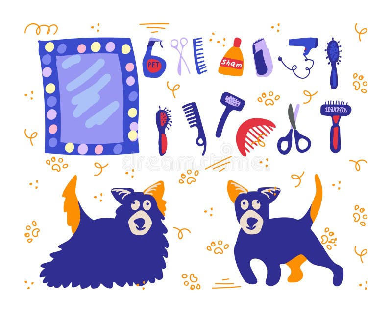 Rubber grooming tool Stock Vector Images - Alamy